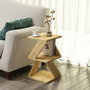 Hanah Home Albeni Sapphire Oak Mesa Lateral Roble Zafiro 30x50x30 cm Tablero Melamina 18mm